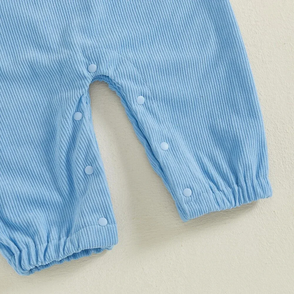 Lamuusaa Toddler Sky Blue Baby Boy Birthday Outfit Sleeveless One 12-18 M